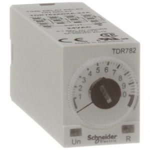 SCHNEIDER ELECTRIC TDR782XDXA-24A Zeitverzögerungsrelais mit Einzelfunktion, Sockelmontage, 24 V AC, 5 A, 14 Pins/Anschlüsse, Einschaltverzögerung | CU2EDL 6CXC8