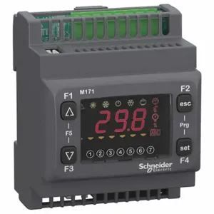 SCHNEIDER ELECTRIC TM171OD22R Controller, 12 To 24VAC, 2 A, Analog/Relay, 4 Seven-Segment Display, Clock | CU2AVN 55WK76