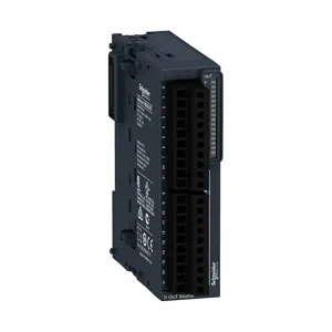 SCHNEIDER ELECTRIC TM3DQ16T Extension Module, Terminal Block, 0 Inputs, 16 Outputs | CU2BGH 35ZV97