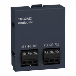 SCHNEIDER ELECTRIC TMC2AI2 Extension Module, 2 Inputs, 0 Outputs, 0 to 10 VDC | CU2BGB 35ZW16