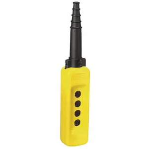 SCHNEIDER ELECTRIC XACA0432891405 Pendant Control Station, 4 Holes, 5/4X/4/1, Yellow | CU2AWF 55WT87