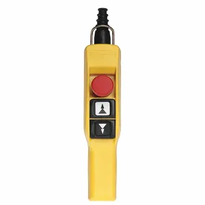 SCHNEIDER ELECTRIC XACA2173 Pendant control station, Up/Down, 1NC, 2NO, 2NO, Mechanical Interlock, Yellow | CU2CDU 55WJ70