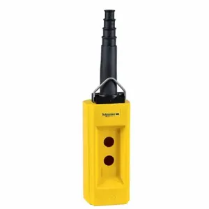 SCHNEIDER ELECTRIC XACB02 2 Button Pendant with O Ko Inch Base, 2 Holes, 0.39-0.87 Inch, Yellow | CU2ALB 48U295