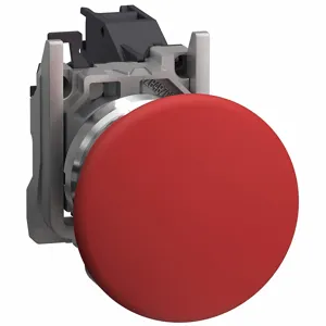 SCHNEIDER ELECTRIC XB4BC42GEX Push Button, Red, 22 mm Size, 1 No, Metal, Metal | CU2DAD 292MH3