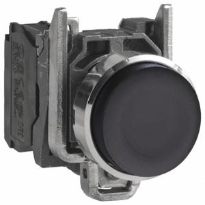 SCHNEIDER ELECTRIC XB4BL21 Push-Button, 22 mm Size, Momentary, Black | CU2AMW 55WL13