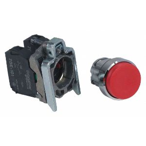 SCHNEIDER ELECTRIC XB4BL45 Non-illuminated Push Button 22mm 1no/1nc Red | AG6UXD 48K720