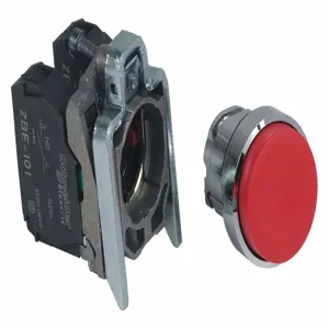 SCHNEIDER ELECTRIC XB4BL45 Non-illuminated Push Button 22mm 1no/1nc Red | AG6UXD 48K720