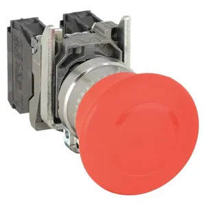 SCHNEIDER ELECTRIC XB4BT845 E-Stop Push Button, 22mm, Mushroom Head, Red | AG7ERM 6HK82