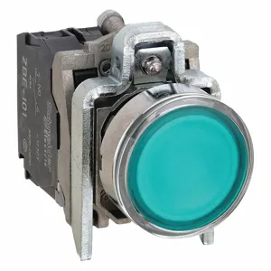 SCHNEIDER ELECTRIC XB4BW33G5 Illuminated Push Button 22mm 1no/1nc Green | AG7ETM 6HL11