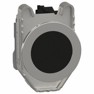 SCHNEIDER ELECTRIC XB4FA21 Push-Button, 30 mm Size, Momentary, Black, Chrome Plated Metal | CU2CPH 55WZ98