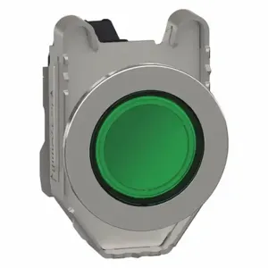 SCHNEIDER ELECTRIC XB4FVB3 Pilot Light, 30 mm Size, 24VAC, Green, LED, Round, Screw Clamp | CU2DLW 55XA16