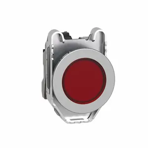 SCHNEIDER ELECTRIC XB4FVB4 Pilot Light, 30 mm Size, 24VAC, Red, LED, Round, Screw Clamp | CU2DLY 55XA17