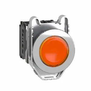 SCHNEIDER ELECTRIC XB4FW35M5 Push Button, Push Button, Momentary, Orange, 230 To 240V AC/Dc, Led, 1No/1Nc | CU2CZK 55WG88