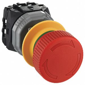 SCHNEIDER ELECTRIC XB5AS84449 Emergency Stop Push-Button, 22mm Size | CF2JAX 55WU12