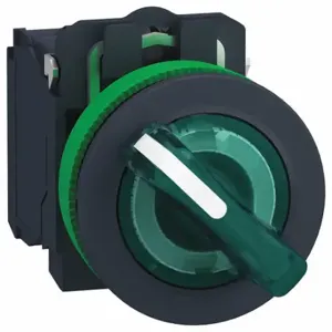 SCHNEIDER ELECTRIC XB5FK123B5 Illuminated Selector Switch, 30 mm Size, 2 Position | CU2BTX 55WK11