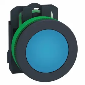 SCHNEIDER ELECTRIC XB5FVG6 Pilot Light, 30 mm Size, 110 to 120VAC, Blue, LED, Round, Screw Clamp | CU2DLL 55WK35