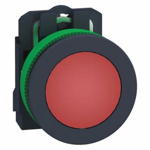 SCHNEIDER ELECTRIC XB5FVG4 Pilot Light, 30 mm Size, 110 to 120VAC, Red, LED, Round, Screw Clamp | CU2DLN 55WK33