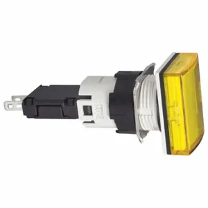 SCHNEIDER ELECTRIC XB6DV5BB Pilot Light, 16 mm Size, Full Volt, 12 to 24 VAC/DC, Yellow, LED, Rectangle | CU2CNY 55WU59