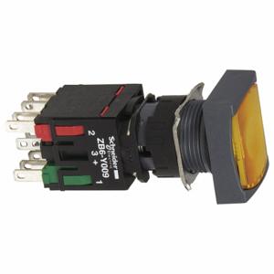 SCHNEIDER ELECTRIC XB6DW5B5B Illuminated Push Button, Momentary, Yellow, Led | CU2BTR 55WU69