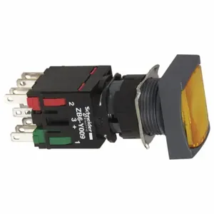 SCHNEIDER ELECTRIC XB6DW5B5B Illuminated Push Button, Momentary, Yellow, Led | CU2BTR 55WU69