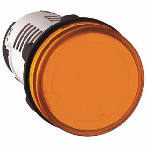 SCHNEIDER ELECTRIC XB7EV08BP Pilot Light, Orange, Terminal Clamps, LED, 24VAC/DC, Metal/Plastic | CU2CNR 55WU91