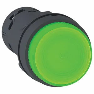 SCHNEIDER ELECTRIC XB7NW33M1 Push Button Operator, 22 mm Size, Momentary, Green, 230V AC, Led | CU2CUX 55WM18