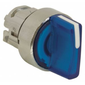 SCHNEIDER ELECTRIC ZB4BK1863 Illuminated Selector Switch 3 Position Lever Blue | AF7GYT 21AF96