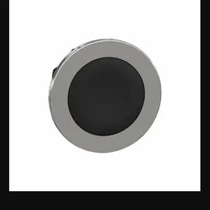 SCHNEIDER ELECTRIC ZB4FA2 Pushbutton Head, Pushbutton Head, Black, Body Sub-Assembly, Metal | CU2DBD 55XA63