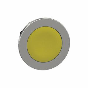 SCHNEIDER ELECTRIC ZB4FH05 Pushbutton Head, 30 mm Size, Maintained Push, Yellow, Flush Button | CU2CHB 55WH85