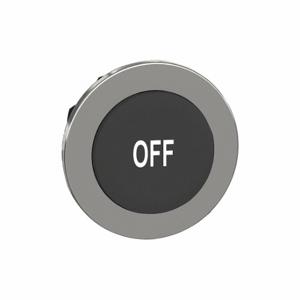 SCHNEIDER ELECTRIC ZB4FL235 Pushbutton Head, 30 mm Size, Momentary, Black, Metal, Off | CU2CHF 55WJ40