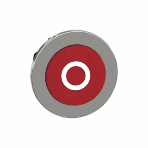 SCHNEIDER ELECTRIC ZB4FL432 Pushbutton Head, 30 mm Size, Momentary, Red, Metal | CU2CHJ 55WJ42