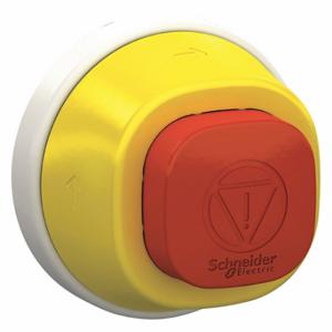 SCHNEIDER ELECTRIC ZB5AS84W00 Pushbutton Head, 22 mm Size, Maintained Push/Turn To Release, Red | CU2CGR 55XC07