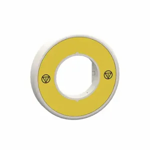 SCHNEIDER ELECTRIC ZBY9W2G140 Legend Ring, No Legend, Round, Plastic, No Legend, 60 mm Ht, 9.3 mm Wd | CU2CBK 55WN40