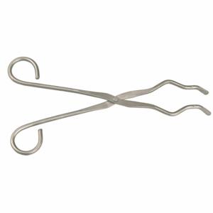 SCIENTIFIC LABWARE 787-102 Tongs, Stainless Steel, 9 1/2 Inch Overall Length, 1 Inch Size Tip Length | CU2GET 52ZK09