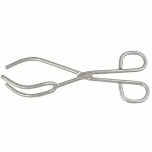 SCIENTIFIC LABWARE 787-113 Three Prong Tong, Justus Style, 9.5 Inch Size, Stainless Steel | CL2GNZ