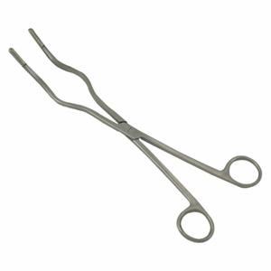 SCIENTIFIC LABWARE 787-116 Crucible Tongs, Stainless Steel, 9 1/2 Inch Overall Lg, 1 13/32 Inch Tip Length | CU2GDE 52ZK11