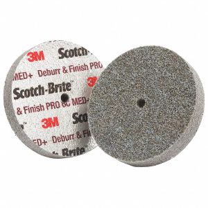 SCOTCH DP-UW Deburring and Finishing Unitized Wheel, 2 Inch Diameter, 1/8 Inch Width, Ceramic | CF2KBY 40AL51