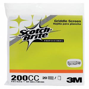 SCOTCH-BRITE 200CC Fabric Backing, Mineral, Resin Screen Pad, Brown, Pack Of 20 | CH6JBU 53UD21