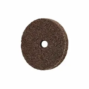 SCOTCH-BRITE 7010365133 Unitized Wheel, 2 Inch Dia x 1/8 Inch W, 1/4 Inch Arbor Hole, Aluminum Oxide, Medium | CU2JFE 476W56