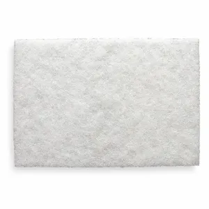 SCOTCH-BRITE 7000000727 Sanding Hand Pad, 6 X 9 Inch Size, Non-Abrasive, Super Fine, White, 7445 | CU2HTJ 3WB48