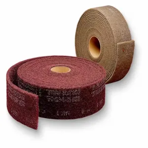 SCOTCH-BRITE 7000121071 Surface Conditioning Roll, 2 Inch W x 30 ft Length, Aluminum Oxide, Fine, Maroon, CF-RL | CU2HQP 476T26