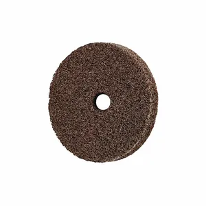 SCOTCH-BRITE 7000120680 Unitized Wheel, 2 Inch Dia x 1/4 Inch W, 1/4 Inch Arbor Hole, Aluminum Oxide, Medium | CU2JEM 476W51