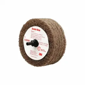 SCOTCH-BRITE 7000120704 Cut And Polish Disc, Tr, 3 Inch Dia, Aluminum Oxide, Medium | CU2HCR 476Z52