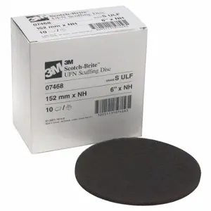 SCOTCH-BRITE 7000120839 Hook-and-Loop Surface Conditioning Disc, 6 Inch Dia, Silicon Carbide, Ultra Fine, 10 PK | CU2JAN 20RU23