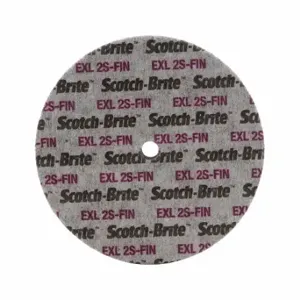 SCOTCH-BRITE 7000120982 Unitized Wheel, 6 Inch Dia x 1/4 Inch W, 3/4 Inch Arbor Hole, Silicon Carbide, Fine | CU2JKZ 476X02