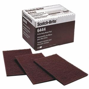 SCOTCH-BRITE 7000121091 Sanding Hand Pad, 6 X 9 Inch Size, Aluminum Oxide, Fine, Tan, 60 PK | CU2HTR 476X26