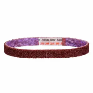 SCOTCH-BRITE 7000121142 Surface-Conditioning Belt, 3 Inch W X 18 Inch L, Aluminum Oxide, Medium, Scrim Backing | CU2GKZ 476V17