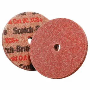 SCOTCH-BRITE 7000144161 Unitized Wheel, 3 Inch Dia x 1/2 Inch W, 3/8 Inch Arbor Hole, Ceramic, Extra Coarse | CU2JGH 476Z22