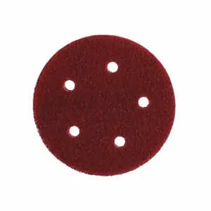 SCOTCH-BRITE 7010292688 Hook-and-Loop Surface Conditioning Disc, 6 Inch Dia, Aluminum Oxide, Very Fine, Very Fine | CU2JAD 476X68