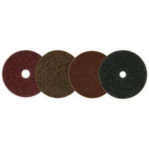 SCOTCH-BRITE 7000121081 Hook-and-Loop Surface Conditioning Disc, 7 Inch Dia, Aluminum Oxide, Super Duty Coarse | CU2JAZ 477A71